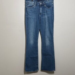 Joe's Jeans Classic Medium Blue Flare Wide-Leg Jeans